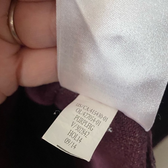 Banana Republic Factory Burgundy Tunic Top Women’s Size Small Side Zippers - Picture 5 of 11